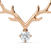 Antler Diamond Pendant