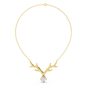 Antler Diamond Pendant