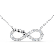 Infinity Heart Brilliant Pendant