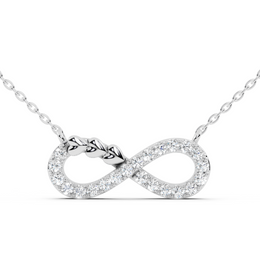 Infinity Heart Brilliant Pendant