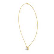 1.5Ct Classic Princess Solitaire Pendant with chain