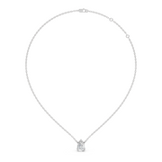 0.5Ct Classic Pear Solitaire Pendant with chain