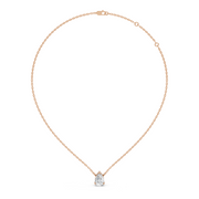 1Ct Classic Pear Solitaire Pendant with chain