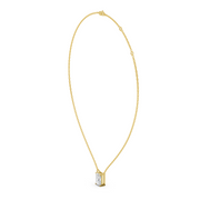 1.5Ct Classic Radiant Solitaire Pendant with chain