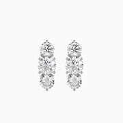 Vertical Luxe Diamond Charms Earrings