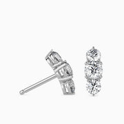 Vertical Luxe Diamond Charms Earrings