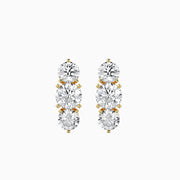 Vertical Luxe Diamond Charms Earrings