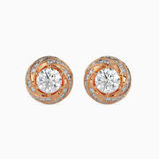 Spiral Glow Diamond Earrings
