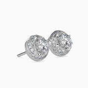 Spiral Glow Diamond Earrings