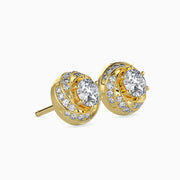 Spiral Glow Diamond Earrings