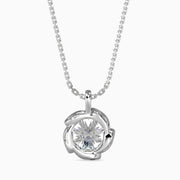 Whisper of Bloom Diamond Pendant