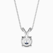 1.03Ct Minimalist Pure round Solitaire Pendant