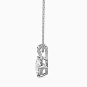 0.62Ct Cushion Glow Diamond Solitaire Pendant