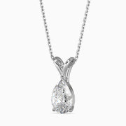 0.58Ct Essence of Pear Shaped Gem Pendant