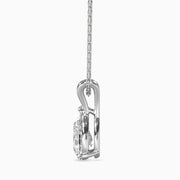 0.58Ct Essence of Pear Shaped Gem Pendant