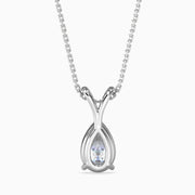 1.68Ct Essence of Pear Shaped Gem Pendant