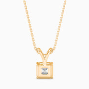 0.52Ct Art Deco Asscher Stone Pendant