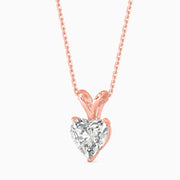 0.57Ct Keepsake Heartstone Pendant