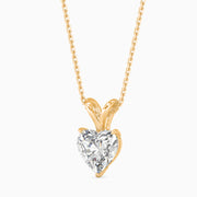 1.07Ct Keepsake Heartstone Pendant