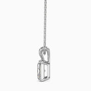 0.11Ct Radiant Glow Diamond Solitaire Pendant