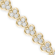 Clover Bloom Diamond Bracelet